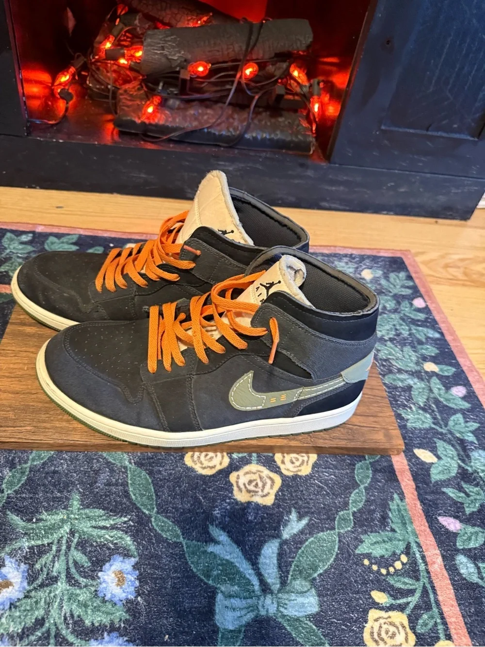 Nike Air Jordan 1 Mid SE Craft Anthracite Light Olive FD6817-003 Size 11.5